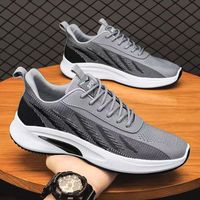 Chaussures de course hongyan à la mode polyvalent hauteur augmentant semelle épaisse chaussures à la mode ultra légères