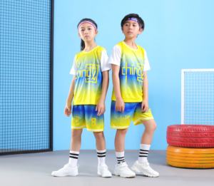 เสื้อเจอร์ซีย์บาสเก็ตบอลแห้งเร็วของเด็กผู้ชายตัวใหญ่พิเศษออกแบบได้เองสำหรับฤดูร้อน - Product Image 5