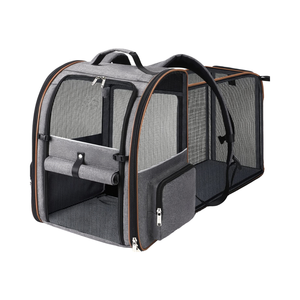 Portable Expandable <b>Cat</b> <b>Backpack</b> Foldable Breathable Pet Carrier Bag Outdoor Travel Shoulder Bag for Small <b>Cats</b> Dogs - Product Image 1