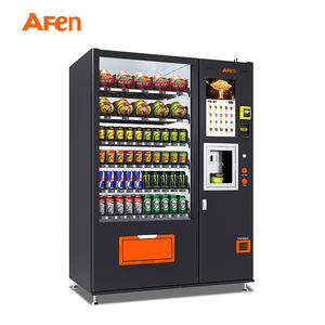 Aben Cup Noodle distributore automatico con acqua calda contanti/moneta/carta di credito/codice <span class=keywords><strong>QR</strong></span> 22 pollici pubblicità schermo - Product Image 3