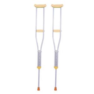 Béquilles sous-bras en alliage d'aluminium réglables pour adultes et enfants, béquilles doubles épaissies pour personnes âgées souffrant de fractures - Product Image 3