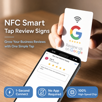 Support de table en PVC avec code NFC et QR, résistant à l'eau, 13,56 MHz, disponible en OEM et ODM, pour restaurants, bars et cafés, avis sur les réseaux sociaux