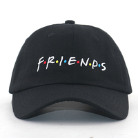 Casquette de baseball à broderie d'amis Chapeau de papa à la mode unisexe Logo personnalisé