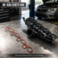 Collecteur d'admission d'air 03L129711AG 03L129711M 03L129711E pour VW Audi Skoda SEAT 2.0 TDI avec actionneur