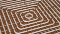Tuyau PEX de 1/2 pouces, barrière sans oxygène de 300 pieds PEX-B tuyau flexible pour eau potable