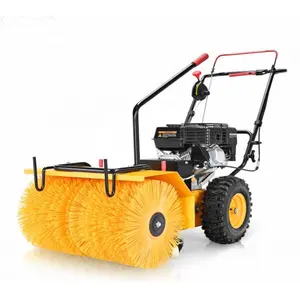 Multifunctional 4 Stroke 163CC Petrol Powered Road Snow Sweepers Machines With 85CM Working Width