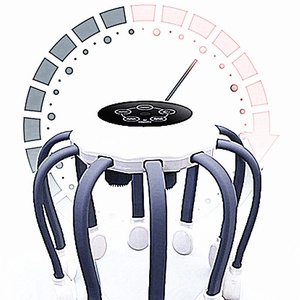 Masseur électrique sans fil pour le cuir chevelu, rechargeable, à vibrations à 360 degrés, pour la relaxation du corps entier, la circulation sanguine et la décompression - Product Image 5