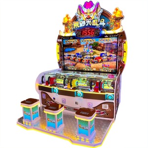 Máquina de juego de disparos de Simulación interactiva para tres personas para niños, máquina de disparos de bolas, centro de juegos de lotería de recompensa - Product Image 1