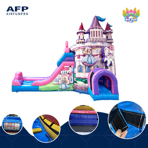 Château <span class=keywords><strong>gonflable</strong></span> commercial d'extérieur avec toboggan intégré - Product Image 5