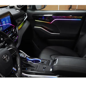 Éclairage d'ambiance LED de précision pour voiture, bande de fibres optiques acryliques Symphony pour Toyota Highlander 2022-2024, amélioration de l'intérieur - Product Image 4