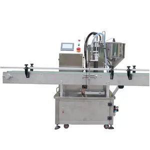 Single Head Commercial Cosmetic Gel Lotion Syrup Thick Liquid Filler Equipment Cream Filling Machine