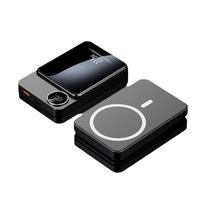 Mini Power Bank Magnétique Ultra Mince Sans Fil 22.5W Charge Rapide 10000mAh 50000mAh Logo Personnalisé Cadeau