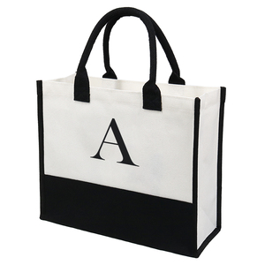 Sac de courses réutilisable personnalisé, respectueux de l'environnement, en jute - Product Image 5