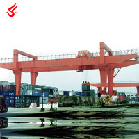 Ponts roulants électriques de 10, 30, 50, 80 tonnes, grues portuaires sur rail RMG, grues portiques à double poutre, classe de service A6-A8