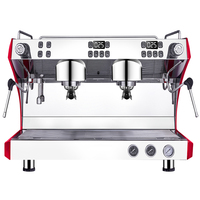 Machine à Café Expresso Professionnelle Commerciale Automatique, Double Groupe 2, Faisant 3 Cafés