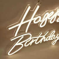 Enseigne néon LED en acrylique personnalisée avec bandes LED pour mariage, taxi, voiture, hôpital, parc et décoration intérieure - Garantie 2 ans