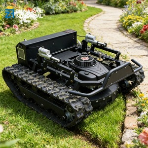 Tondeuse à <span class=keywords><strong>gazon</strong></span> télécommandée de 550mm Tondeuse à <span class=keywords><strong>gazon</strong></span> tout-terrain Robot réglable en hauteur de 260mm, adapté à la coupe de l'herbe sur les pentes - Product Image 1