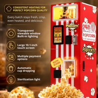 Vente rapide du maïs à la tasse en quelques secondes : la station de pop-corn automatique ultime