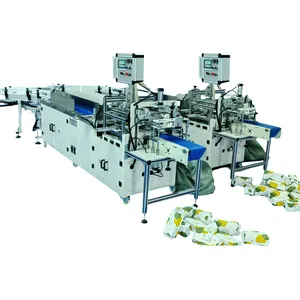 Flow Pack Automatic Facial Tissue Wood Towel Packing Machine for Cotton Soft Pack Napkin Tissue Bagging
