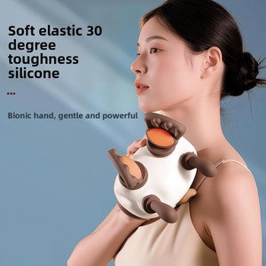 Masajeador de Cuello y Hombros N13, Masajeador de Espalda Cervical y Músculo Trapezius, Vibración, Compresa Caliente, Presión de Aire, Masaje Manual - Product Image 4