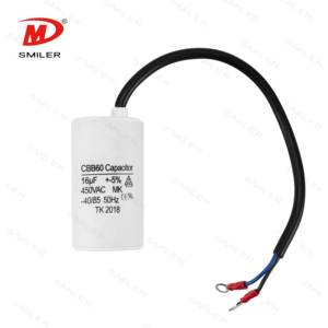 <span class=keywords><strong>Condensateur</strong></span> de démarrage de moteur AC <span class=keywords><strong>Cbb60</strong></span> <span class=keywords><strong>14uF</strong></span>, vente directe d'usine SMILER, <span class=keywords><strong>condensateur</strong></span> de pompe à eau - Product Image 2