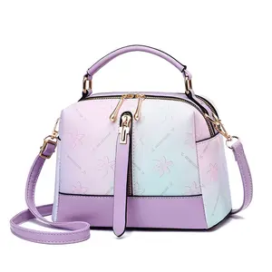 2024 Brand Wholesale Beach Cheap Cute oman Bag Pink Leather Handbag Purse Tote Bag for Woman