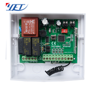 Controlador de Puerta Enrollable YET804PC Nuevo Tipo 220V CA 2 Canales con Código de Aprendizaje 1527 433MHZ