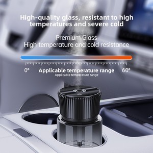 Diffuseur de parfum intelligent pour voiture avec capteur, mini diffuseur en verre étoilé, pulvérisateur automatique, éliminateur d'odeurs, désodorisant automobile en gros - Product Image 4