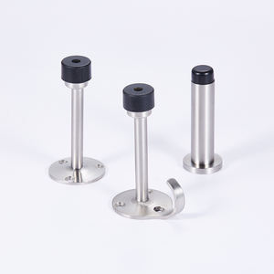 Tope de puerta de sombra en T, soporte de puerta de níquel manchado de acero inoxidable, punta de goma con Protector de puerta de amortiguación de sonido, <span class=keywords><strong>muebles</strong></span> de cocina - Product Image 6