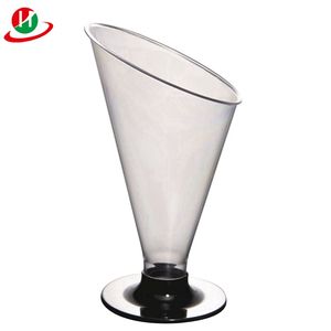 Taza de plástico desechable de 160ml, copa de cóctel, postre, bebida de Color personalizado, yogur, vino, champán, <span class=keywords><strong>Tequila</strong></span>, soda, agua Mineral hecha PS - Product Image 4