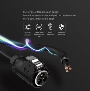 Cnlinko Không Thấm Nước Chế Độ Kép Tín Hiệu IP68 Kết Nối Sợi Quang Điện Hàng Không Thông Tư Kết Nối - Product Image 3