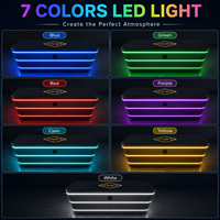 Table de bar LED rose Garden Go et ensemble de chaises pour fête, mobilier d'extérieur, table haute lumineuse pour patio avec tabourets