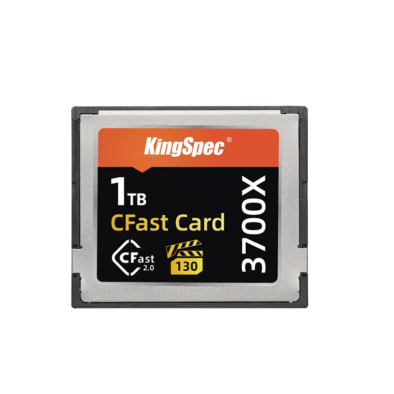 KingSpec carte flash compacte de grande capacité 3D NAND SATA3 1TB caméra carte mémoire vidéo cfast