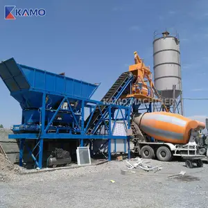 工厂热销35立方米/h YHZS35移动式混凝土搅拌站价格制造商和供应商