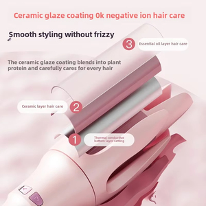 Rizador de Pelo Eléctrico de 32 mm con Iones Negativos, Rotación de 10s, para Cabello Largo, Cerámico, Portátil, Automático - Product Image 5