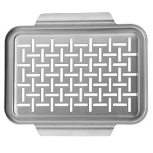 不锈钢方形烤盘蔬菜煎锅无涂层气体感应跨境独家烧烤工具 - Product Image 5