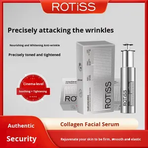 Rotiss Sheep Placentaコラーゲン有機若々しいスキンリキッドアンチリンクルファーミングフェイスセラムアンチエイジングはしわを細かくします - Product Image 4