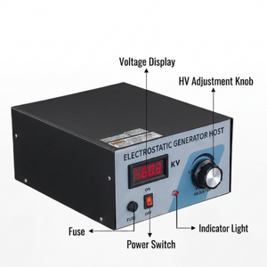 Générateur d'électricité statique industriel JH60000, alimentation statique haute efficacité pour la fixation des bords de film - Product Image 6