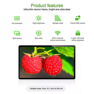 Bonne qualité d'affichage numérique LCD mural affichage divers pouces publicité Machine haute luminosité avec support - Product Image 3