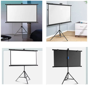 40 50 60 Inch <span class=keywords><strong>Mini</strong></span> Xách Tay Trong Nhà Ngoài Trời Tripod Màn Hình Chiếu 4:3 16:9 Với Mang Theo Túi Cho Nhà Trường Cuộc Họp - Product Image 2