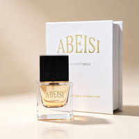 Étiquette personnalisée, flacon de parfum en verre de luxe vide, imprimé à l'écran, 30 ml, 50 ml, 100 ml, avec vaporisateur et boîte