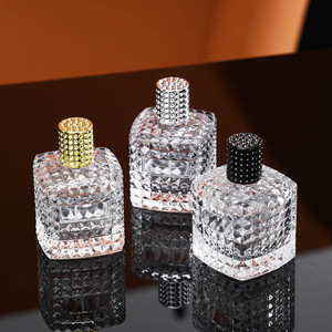 Tùy chỉnh 50ml Fancy Chai Nước hoa thủy tinh với nắp sáng bóng & bơm phun hình vuông & logo cho nước hoa - Product Image 2