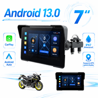 Carplay Untuk Sepeda Motor Motorcycle Carplay 7 Inch Android 13.0 GPS Tampilan Kecepatan OTA Pembaruan Online IP67 Navigasi Tahan Air