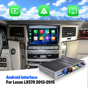 Módulo de Interfaz de Video Android CarPlay 8+128G, Actualización de Pantalla OEM, Caja Multimedia para Lexus LX570 2013-2015, <span class=keywords><strong>Netflix</strong></span>, YouTube, GPS - Product Image 2