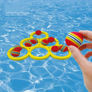 Combo Giochi con Punteggio: Galleggianti in Schiuma per Piscina con 10 Palline Colorate, Accessori per Feste in Acqua e Giochi per Famiglie - Product Image 4