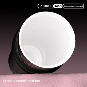 Elegante Vaso Ice <span class=keywords><strong>Boss</strong></span> con Revestimiento Interior de Cerámica para Mujer, Diseño de Pajita Portátil de Lujo Ligero, <span class=keywords><strong>Botella</strong></span> de <span class=keywords><strong>Agua</strong></span> Premium de Doble Uso al por Mayor - Product Image 4