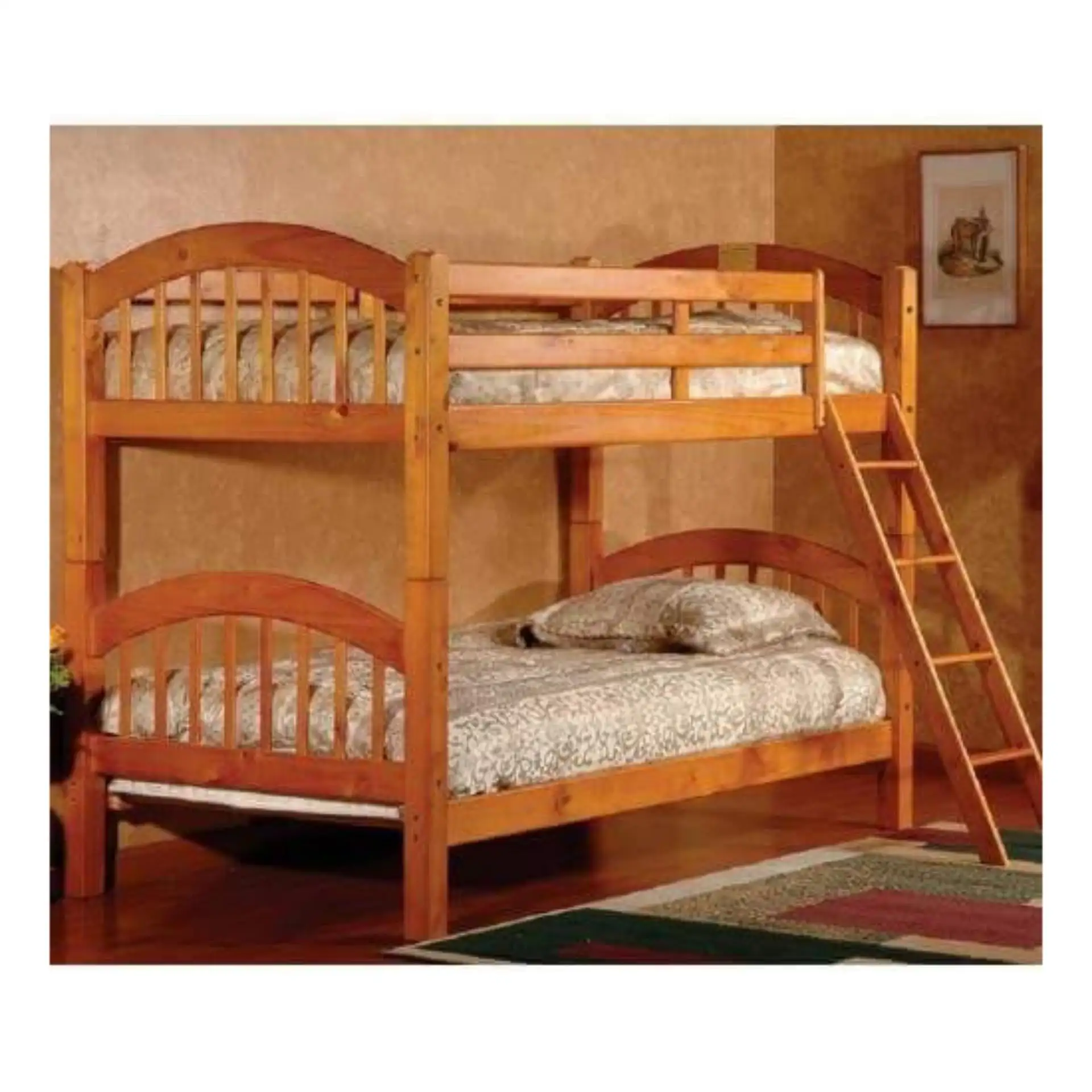 Çocuk mobilya ahşap ve MDF ranza çocuk yatak odası takımları için yatak odası mobilyası camas de madera