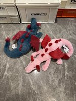 Peluche Dragon Jellycat – 13 styles, ensemble complet : Sky, Black, Fuddlewuddle, Bashful – Grand coussin doux anti-stress avec étiquettes et sac anti-poussière