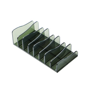 Cosmetic Storage Box With Partitions Transparent <b>Makeup</b> Organizer For Dressing <b>Table</b> Eyeshadow Storage Rack - Product Image 5