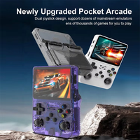 Console de Jeu Vidéo Portable R36S avec Écran IPS 3,5 Pouces, 64 Go, 15000+ Jeux, Modèle Game Boy, Joueurs de Jeux Portables, Console R36S 128 Go